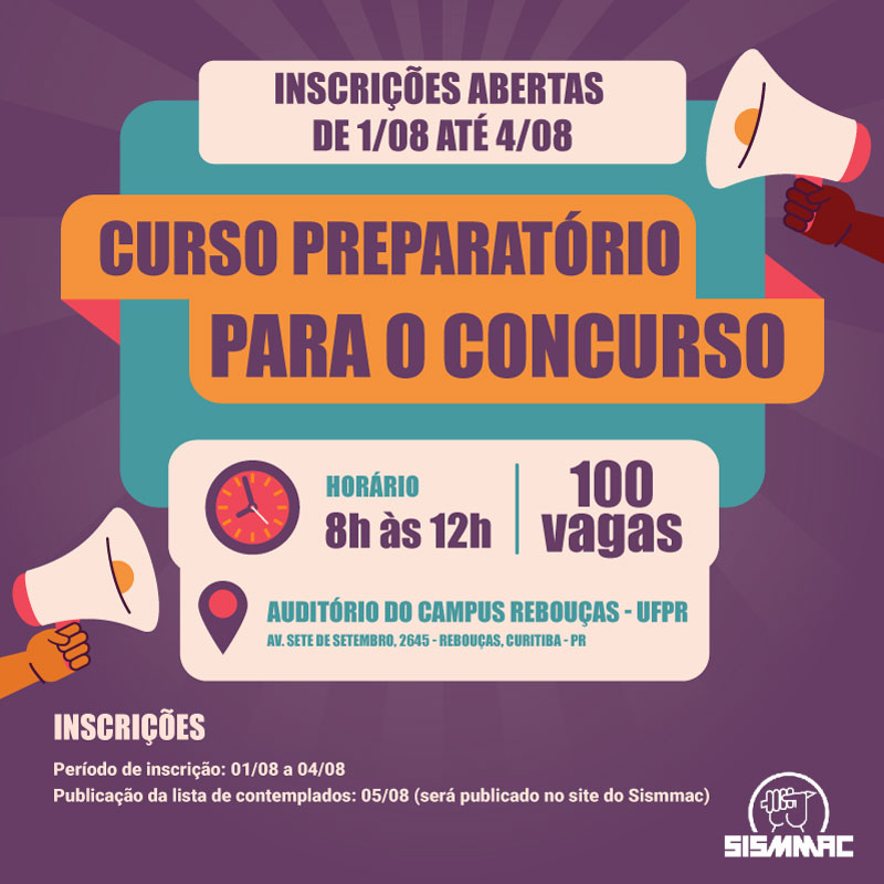 Sismmac Oferece Curso Preparatório Para Concurso Da Pmc 6413