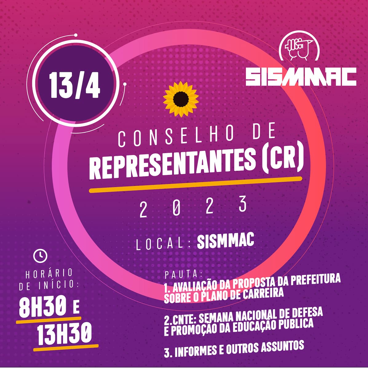 Pr xima Reuni o Do CR No Dia 13 De Abril Debater Proposta Da 