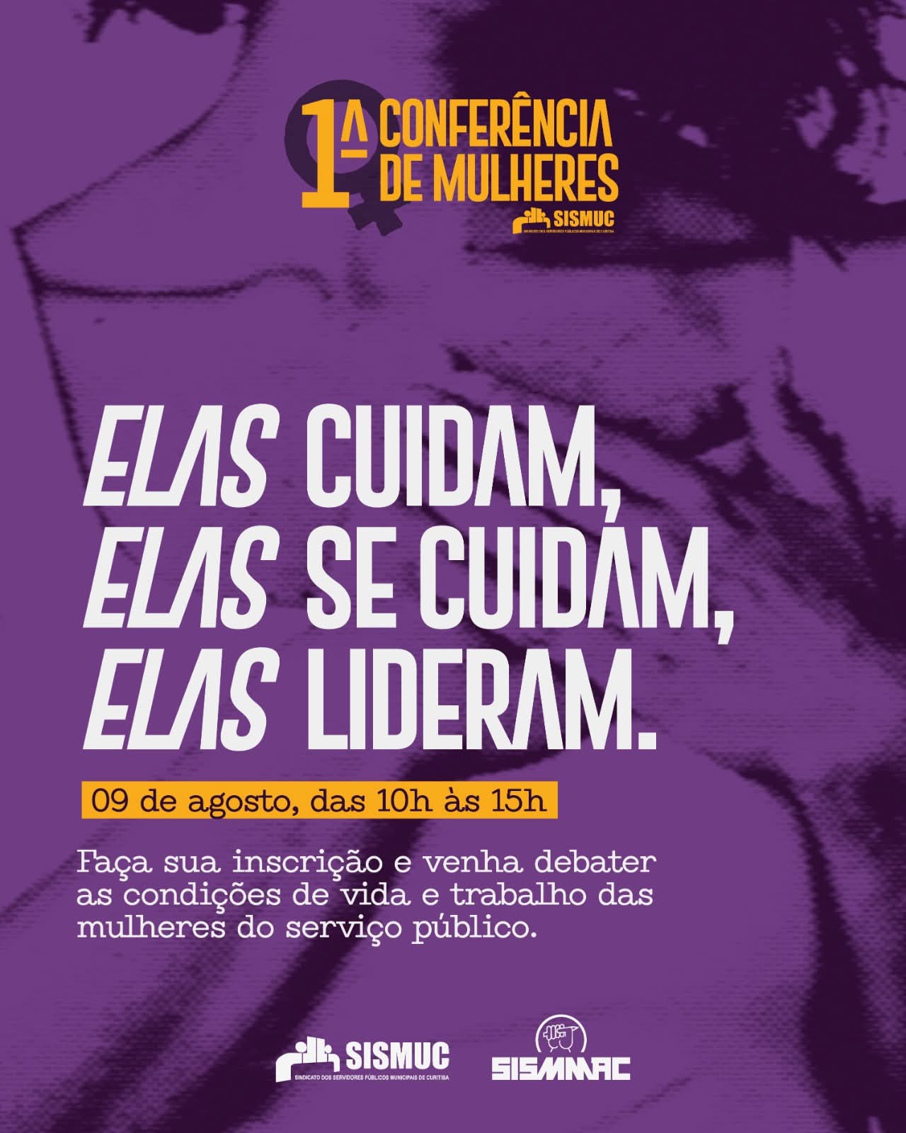 Inscreva-se na 1ª Conferência Livre de Mulheres do SISMUC
