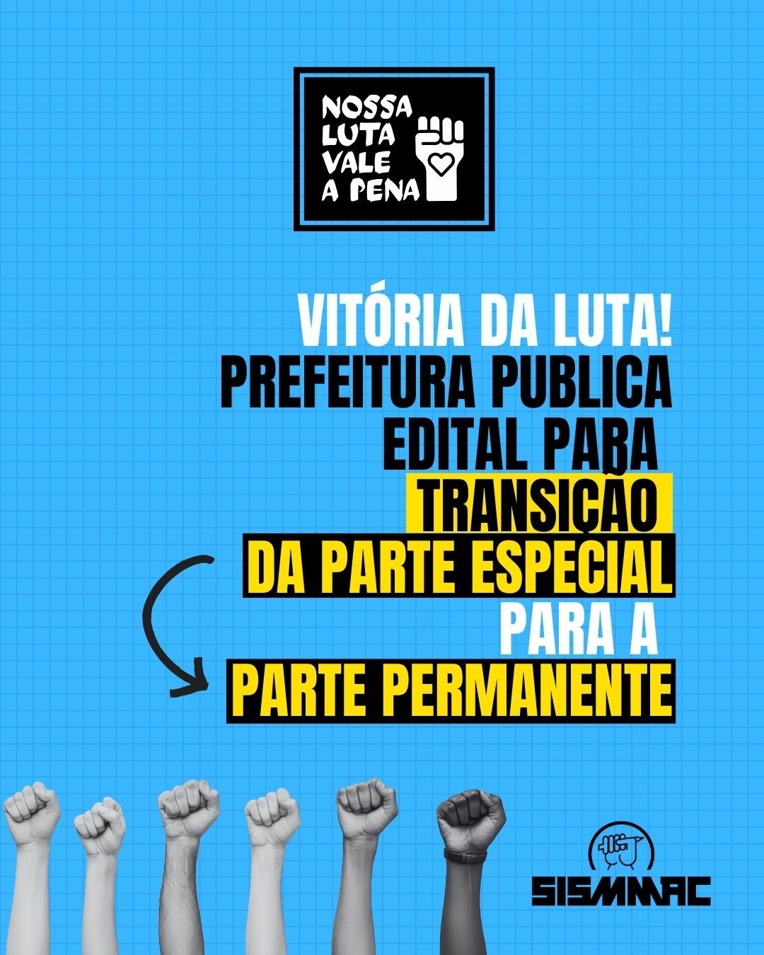 Prefeitura publica Edital para transição da Parte Especial para a Parte Permanente