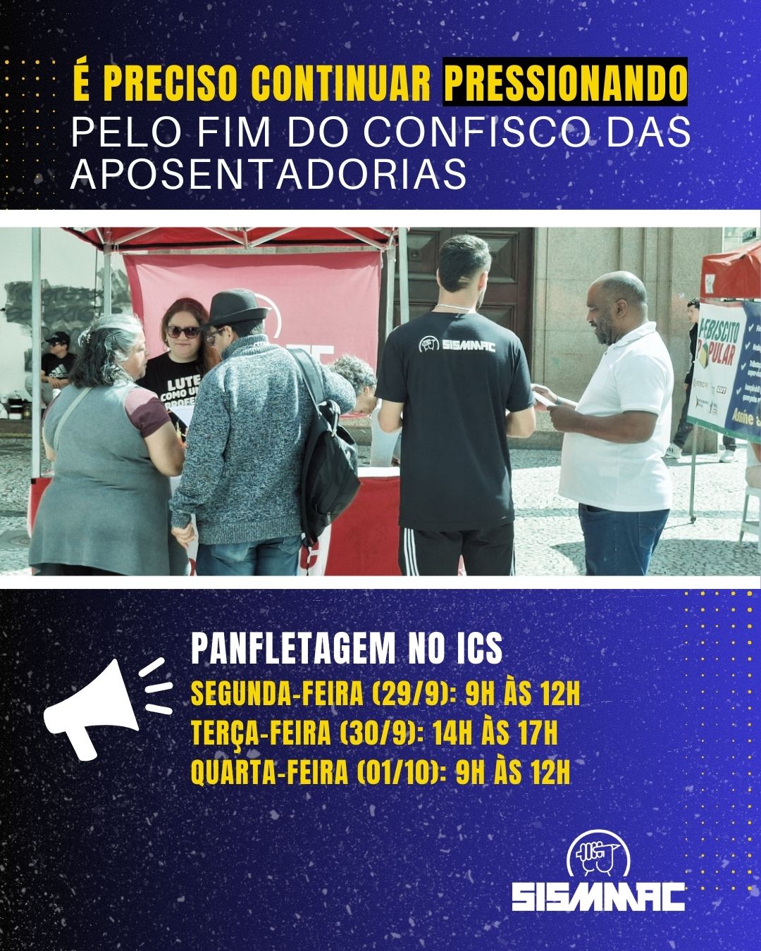 É preciso continuar pressionando pelo fim do confisco das aposentadorias-agenda