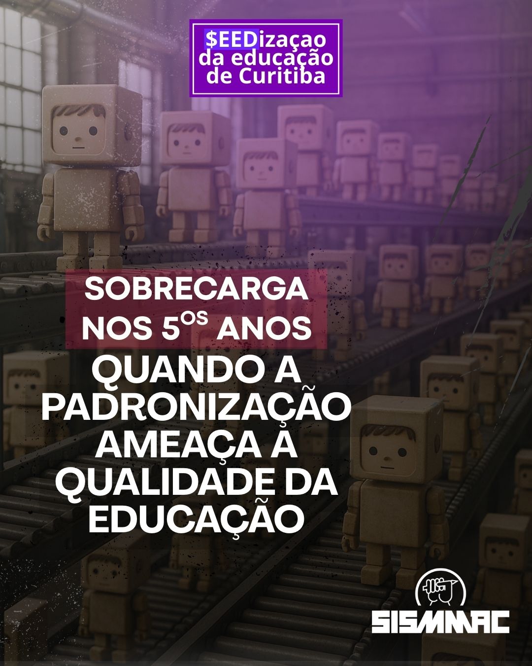 Sobrecarga nos 5º anos quando a padronização ameaça a qualidade da educação