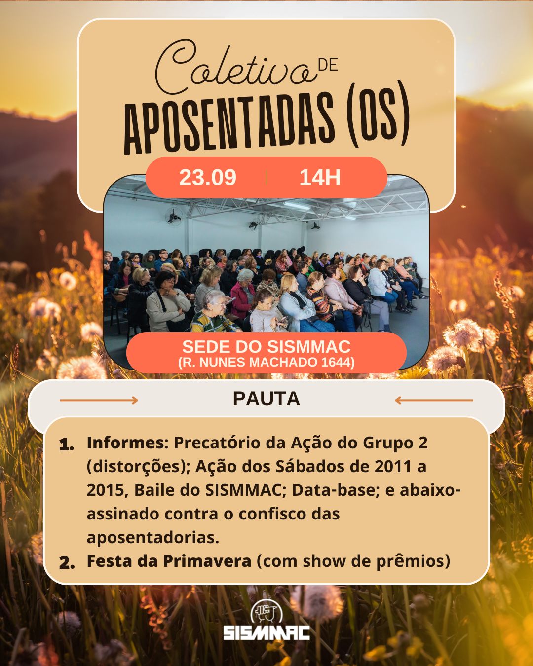 sismmac-coletivo-aposentadas-setembro2025 Justiça reconhece perdas salariais e garante vitória a aposentados dos Correios em ações coletivas