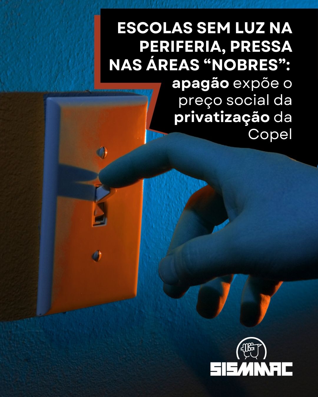 Escolas sem luz na periferia, pressa nas áreas nobres - apagão expõe o preço social da privatização da Copel