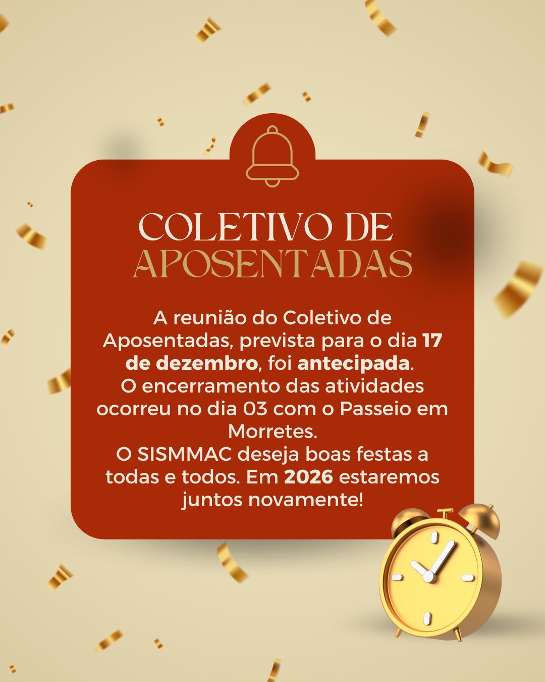 coletivo aposentadas aviso