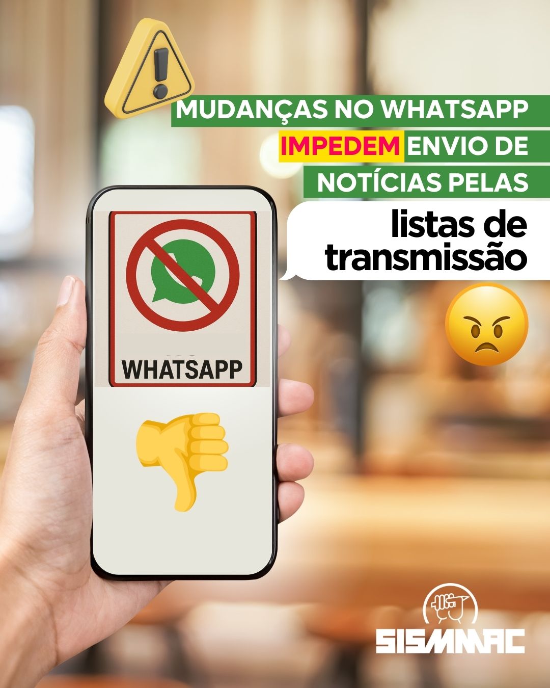 Mudanças no WhatsApp impedem envio de notícias pelas listas de transmissao