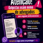 Atenção! Golpistas usam nome de advogados para enganar professoras e professores